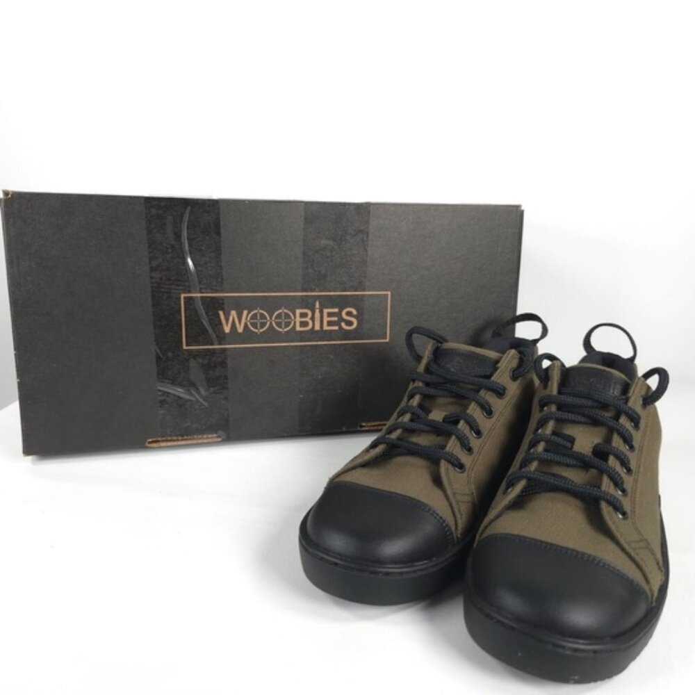 NWB WOOBIES USA Made 🇺🇸‎ Tactical Eater Mod-1 OD Green Sneakers Size 5M 6.5W